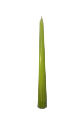 Świeca stołowa stożkowa Bolsius jasna zieleń 25 cm