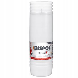 Wkład do zniczy 4 dniowy parafinowy Ognik WP4 Bispol 17,5 cm