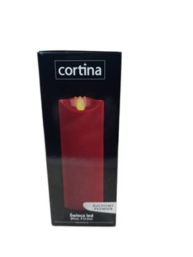 ŚWIECZKA LED WKŁAD RUCHOMY PŁOMIEŃ NA BATERIE ŚWIECA 17cm/7cm