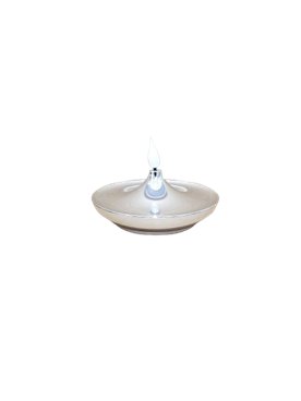 Nowoczesny led mini waza srebrny