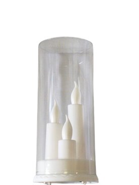 Świeca Led potrójna biała