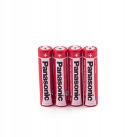 4x Bateria cynkowo-węglowa Panasonic AAA (R3) blister