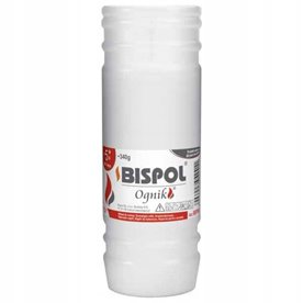 Wkład parafinowy do zniczy Bispol Ognik WP5N 18cm 75h 3 dni palenia 1 szt