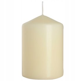 Świeca parafinowa bezzapachowa Aura Bispol 70x100 ecru