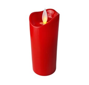 CORTINA świeca led RUCHOMY PŁOMIEŃ CZERWONA 17,5/5CM 1 SZTUKA