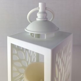 Lampion LED ozdobny na grób do ogrodu Cortina AŻUROWY 20,5cm