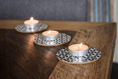 Świeca tealight parafinowa Bezzapachowa Aura 20 szt. 10 h