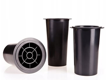 Wazon na cmentarz- Wazon Nagrobny W5 Szary Cień