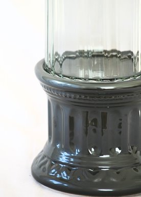 LAMPION ZNICZ CERAMICZNY ZS4 GRAFIT 35 cm